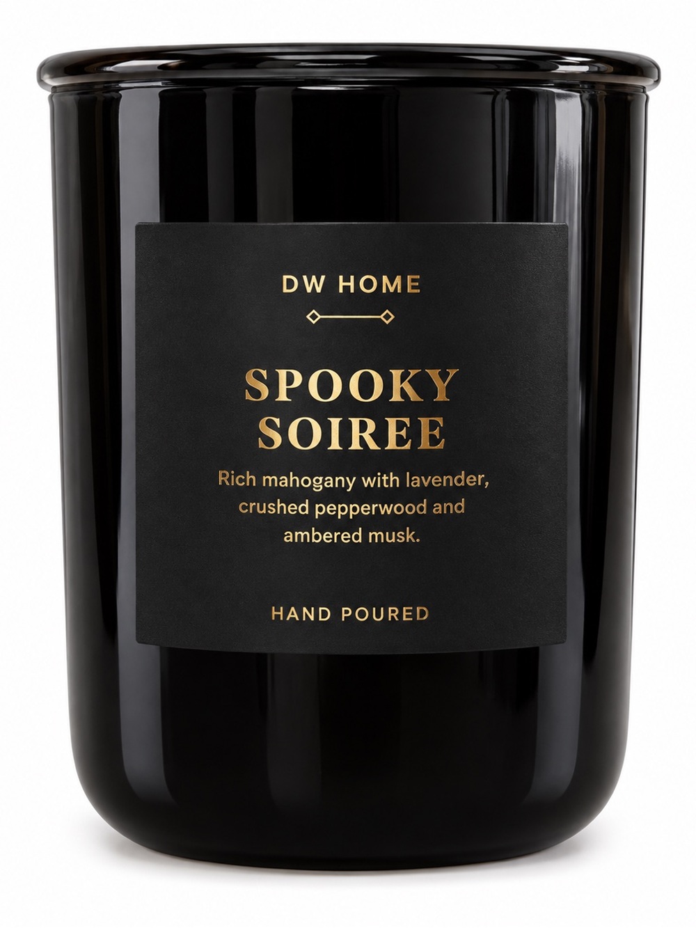 DW Home Black & Gold Spooky Soiree Holiday Candle